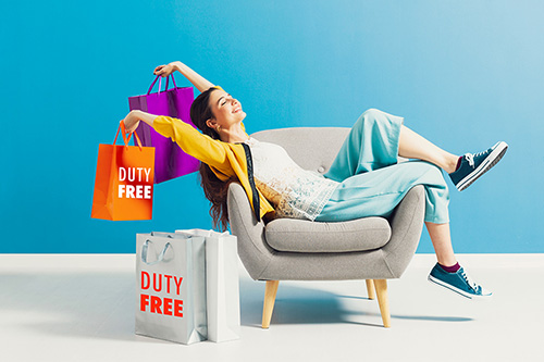 DUTY FREE : Take advantage of duty free stores in the port or on board