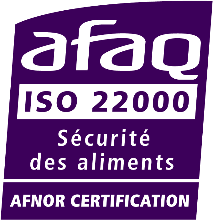 Notre organisation est certifiée ISO 9001 – ISO 14001 – ISO 22000 - ISO 45001 assurant à nos clients et partenaires l’excellence de nos systèmes de management